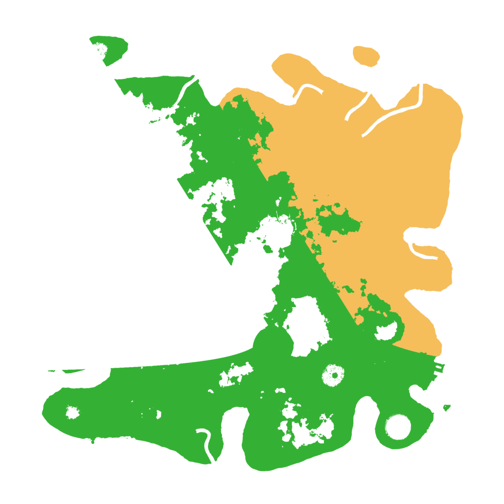 Biome Rust Map: Procedural Map, Size: 3500, Seed: 457511362