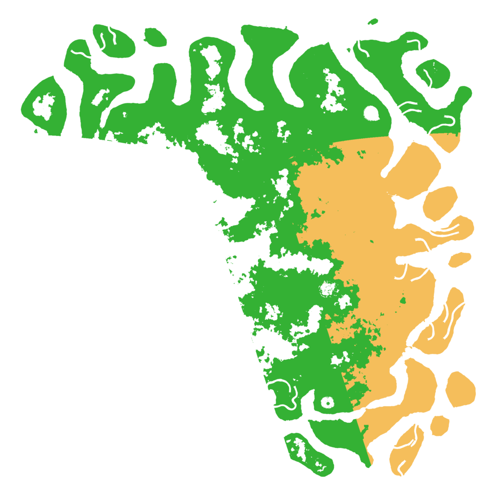 Biome Rust Map: Procedural Map, Size: 6000, Seed: 8334526