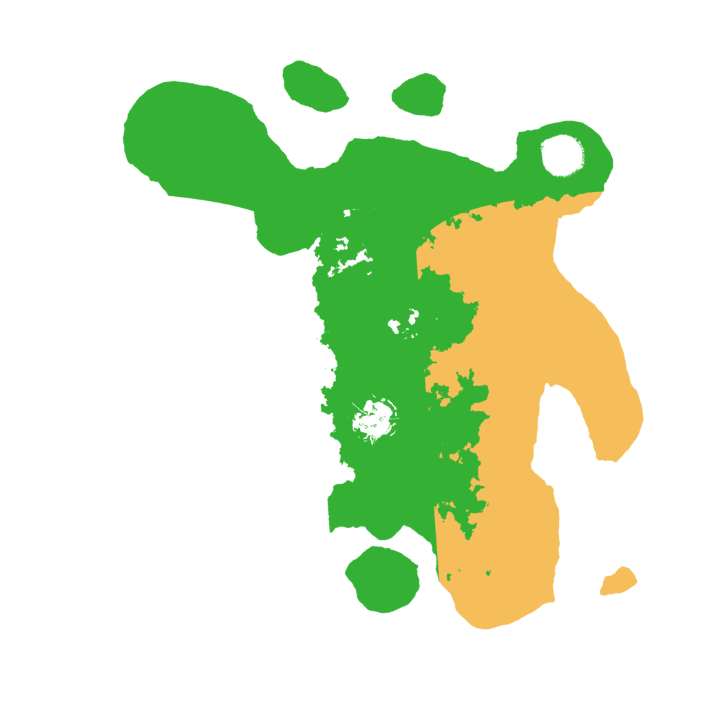 Biome Rust Map: Barren, Size: 3000, Seed: 100