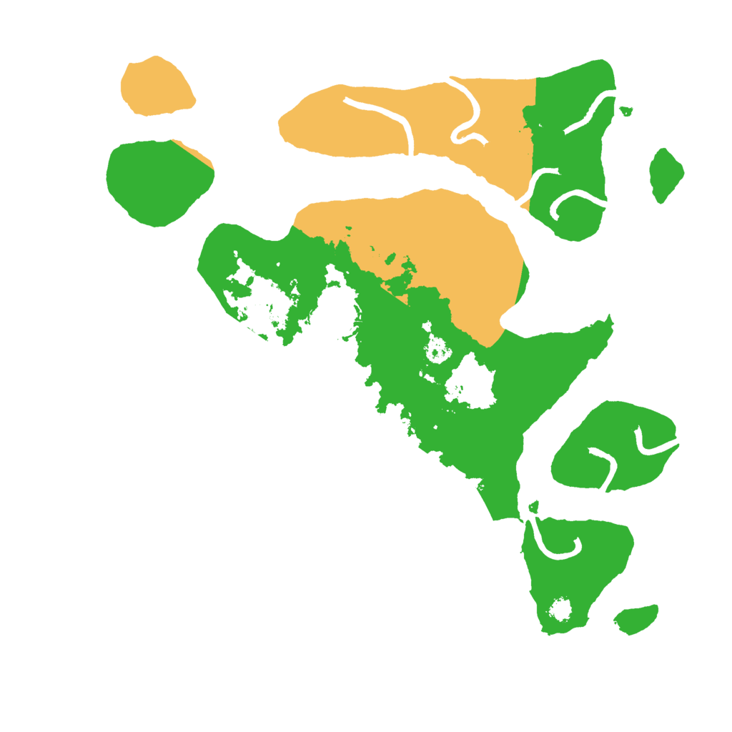 Biome Rust Map: Procedural Map, Size: 3000, Seed: 352559