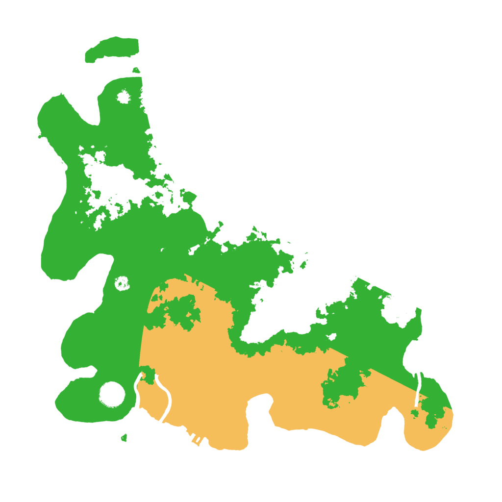 Biome Rust Map: Procedural Map, Size: 3500, Seed: 1800376808