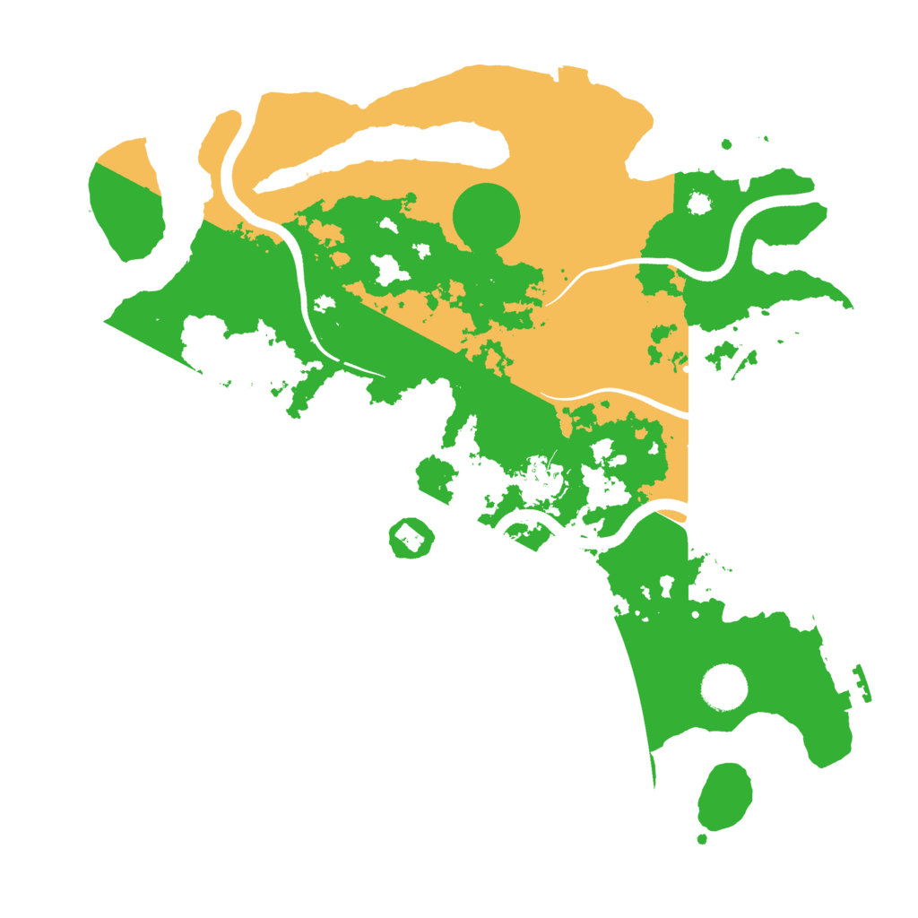 Biome Rust Map: Procedural Map, Size: 3600, Seed: 42484186