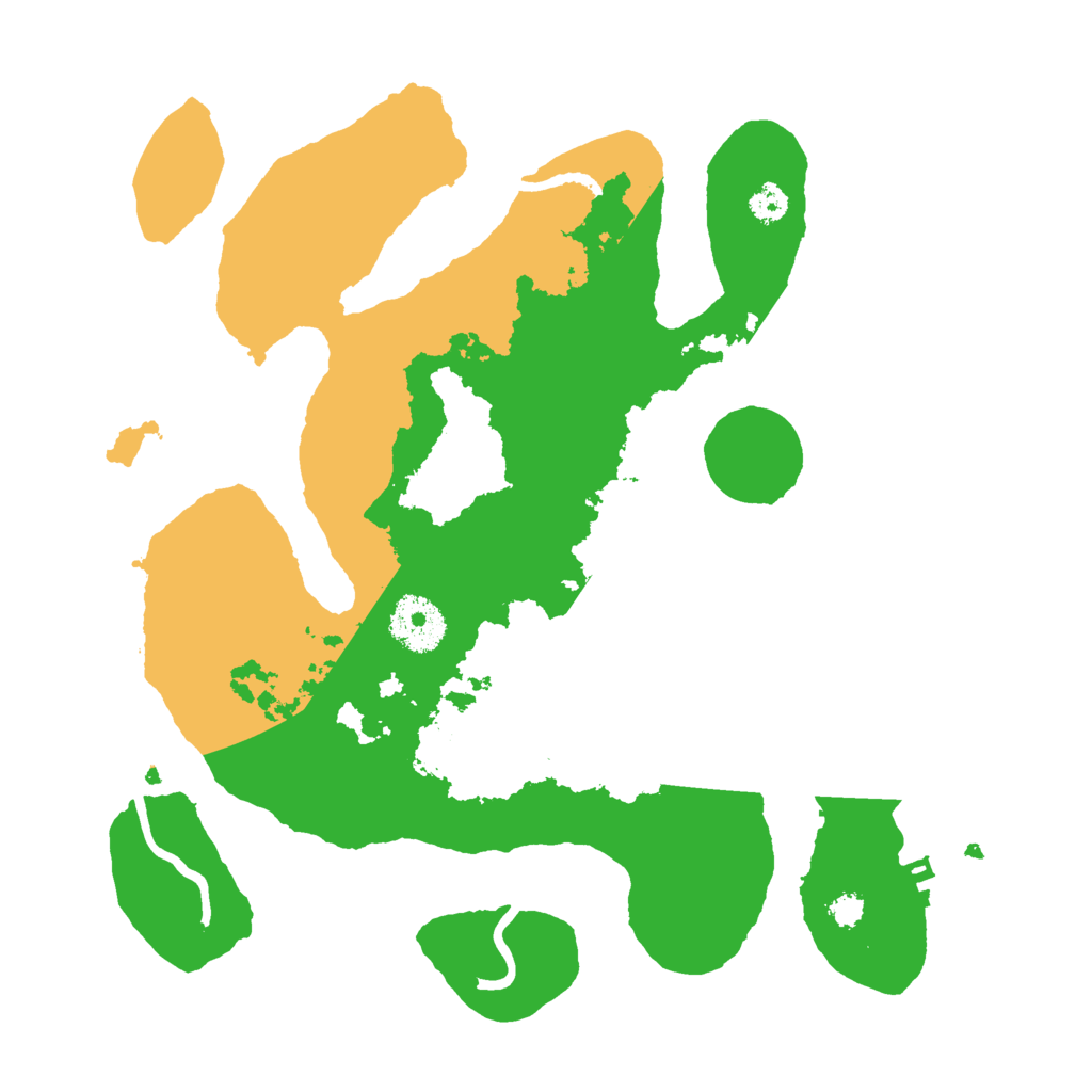 Biome Rust Map: Procedural Map, Size: 3000, Seed: 842671448