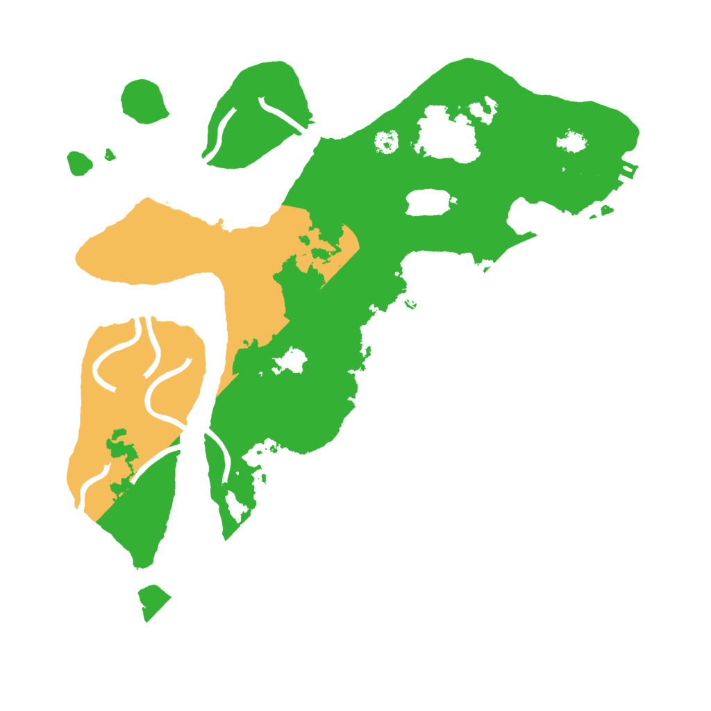 Biome Rust Map: Procedural Map, Size: 3000, Seed: 1798831614