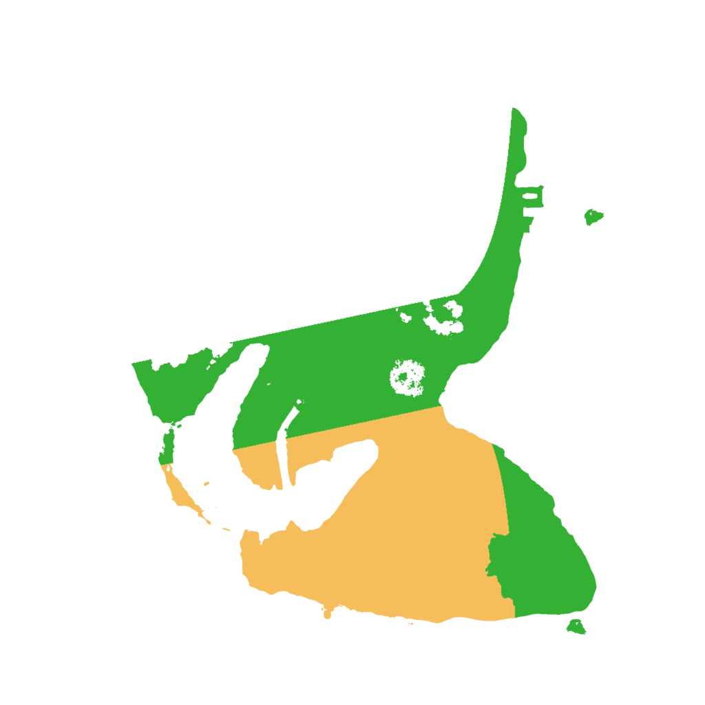 Biome Rust Map: Procedural Map, Size: 2000, Seed: 88331