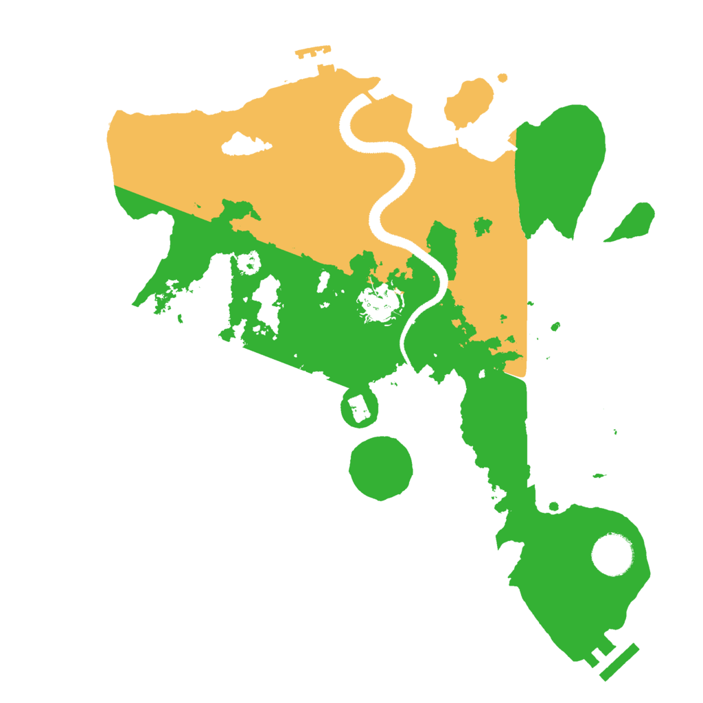 Biome Rust Map: Procedural Map, Size: 3000, Seed: 34115