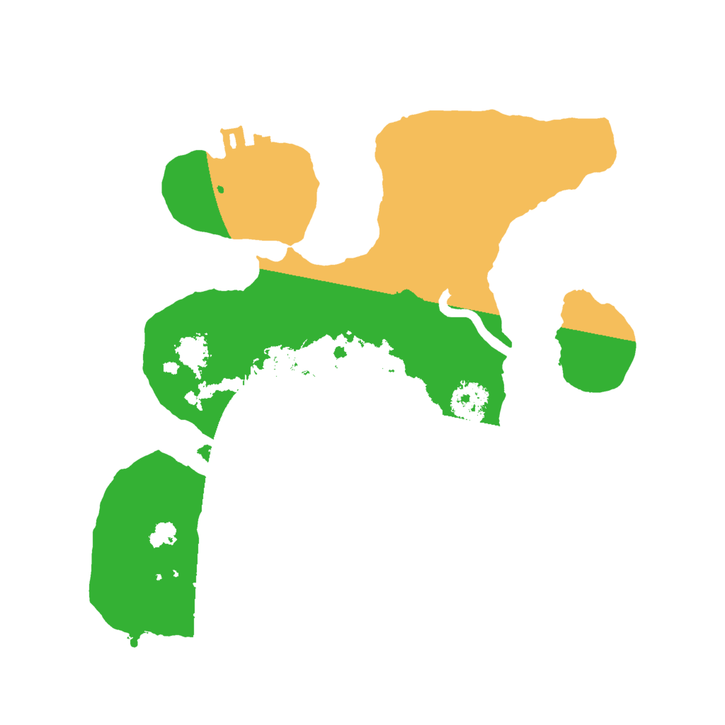 Biome Rust Map: Procedural Map, Size: 2000, Seed: 47