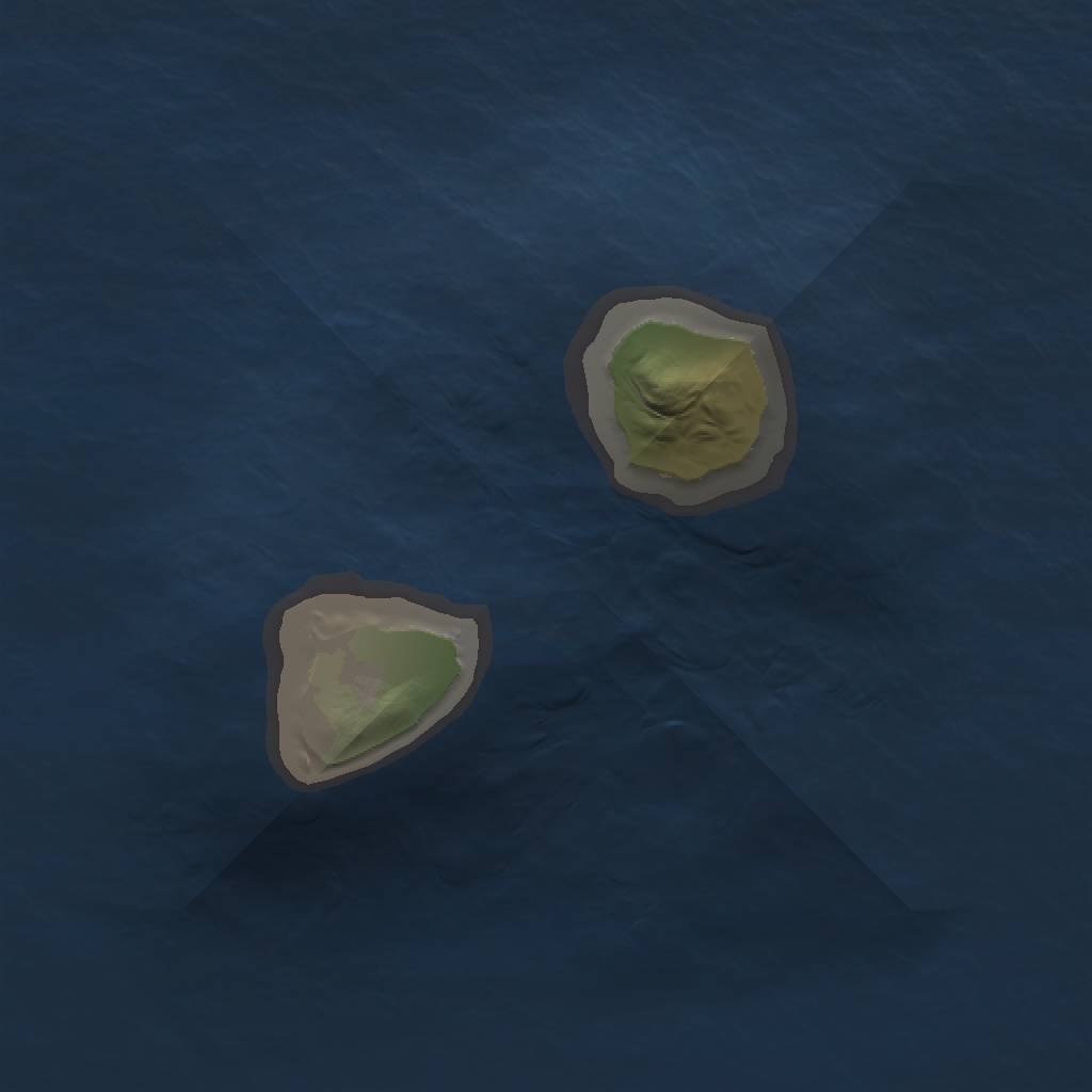 Rust Map: Barren, Size: 1000, Seed: 211309, 2 Monuments