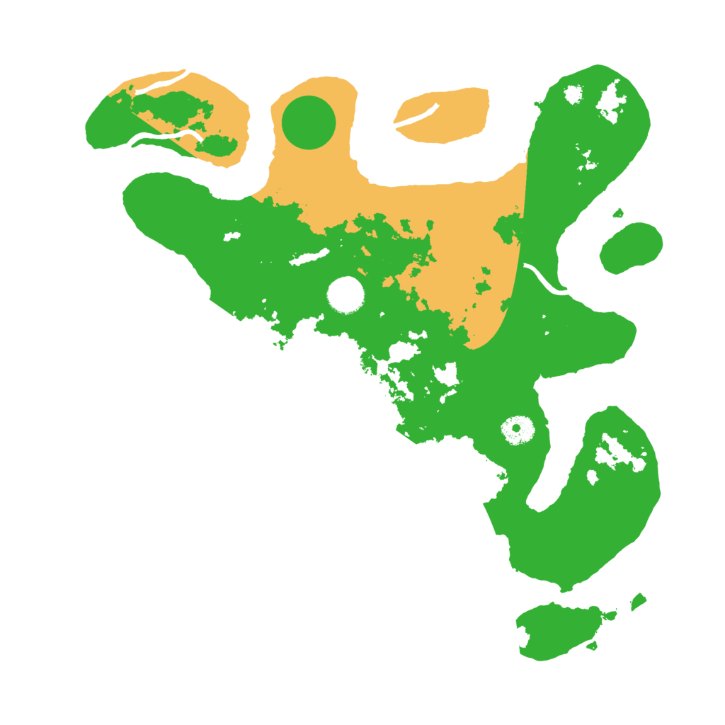 Biome Rust Map: Procedural Map, Size: 3550, Seed: 750858