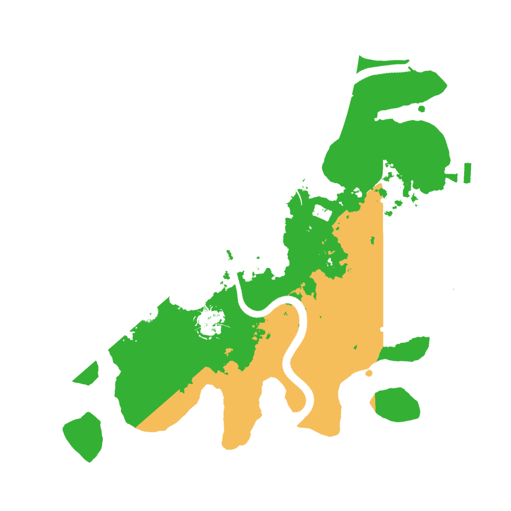 Biome Rust Map: Procedural Map, Size: 3000, Seed: 404855