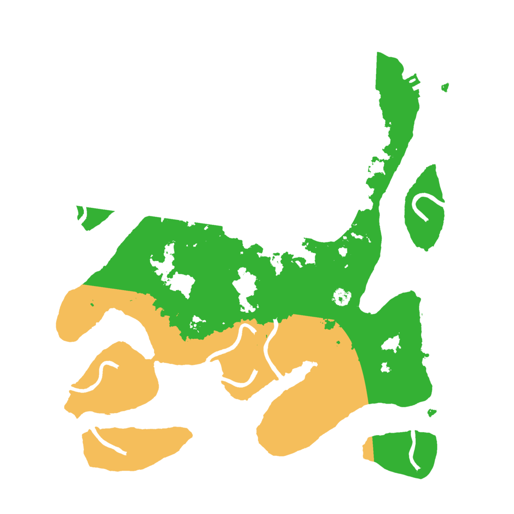 Biome Rust Map: Procedural Map, Size: 3000, Seed: 968315