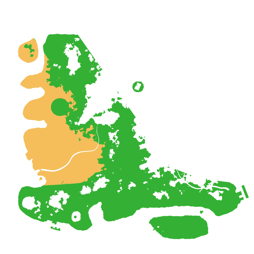 Biome Rust Map: Procedural Map, Size: 3800, Seed: 791950