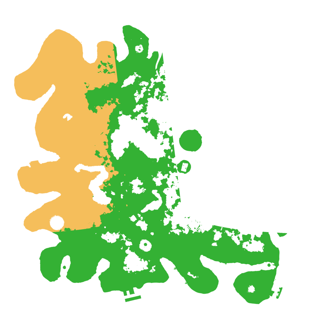 Biome Rust Map: Procedural Map, Size: 4000, Seed: 10001