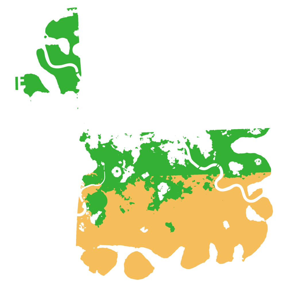 Biome Rust Map: Procedural Map, Size: 4500, Seed: 1707582069