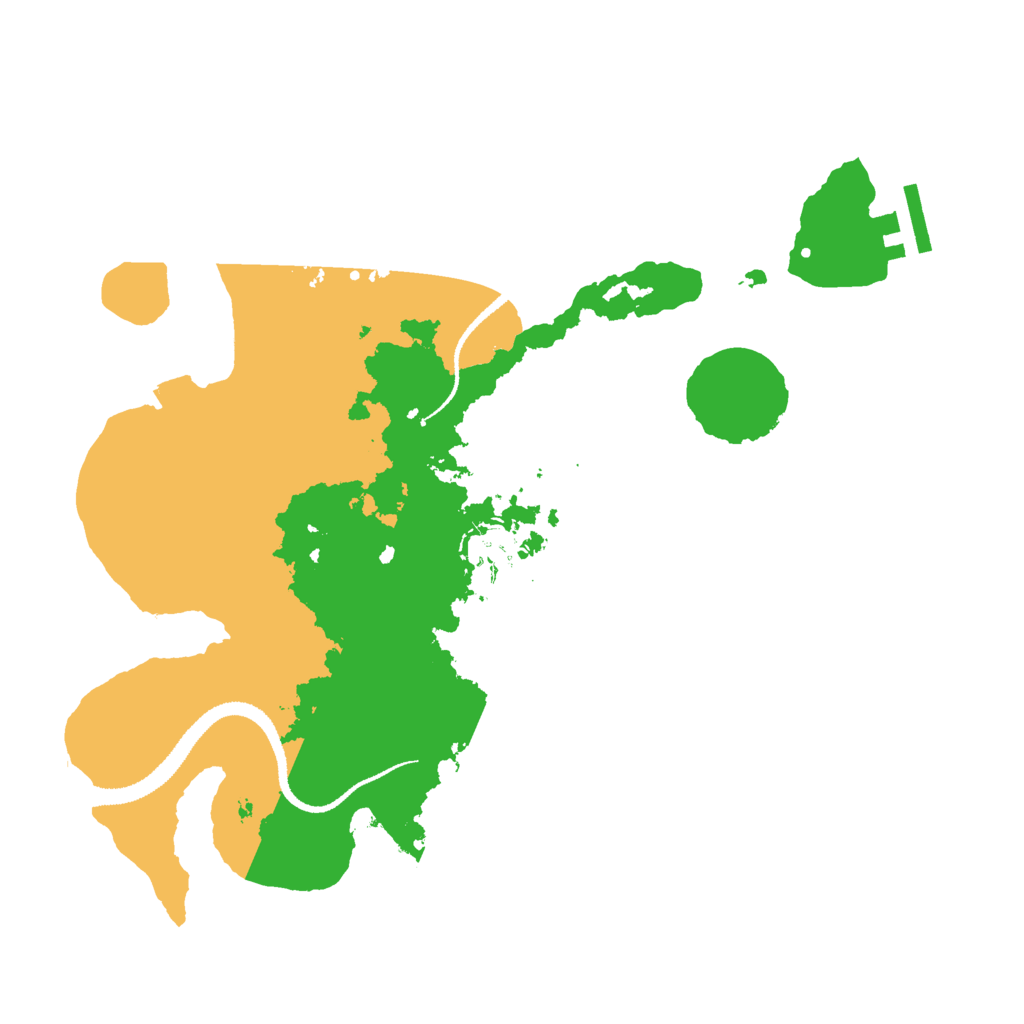Biome Rust Map: Procedural Map, Size: 3000, Seed: 972587