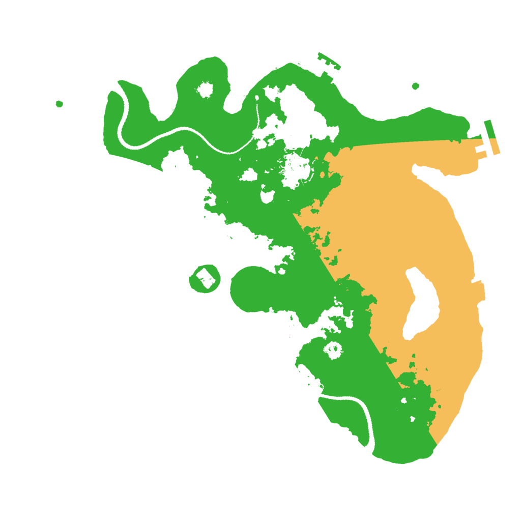 Biome Rust Map: Procedural Map, Size: 3000, Seed: 609764