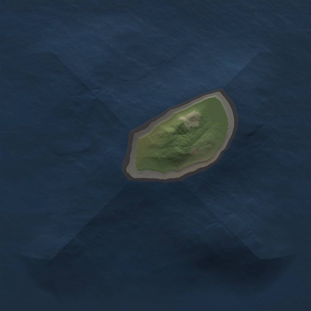 Rust Map: Barren, Size: 1000, Seed: 200757, 2 Monuments