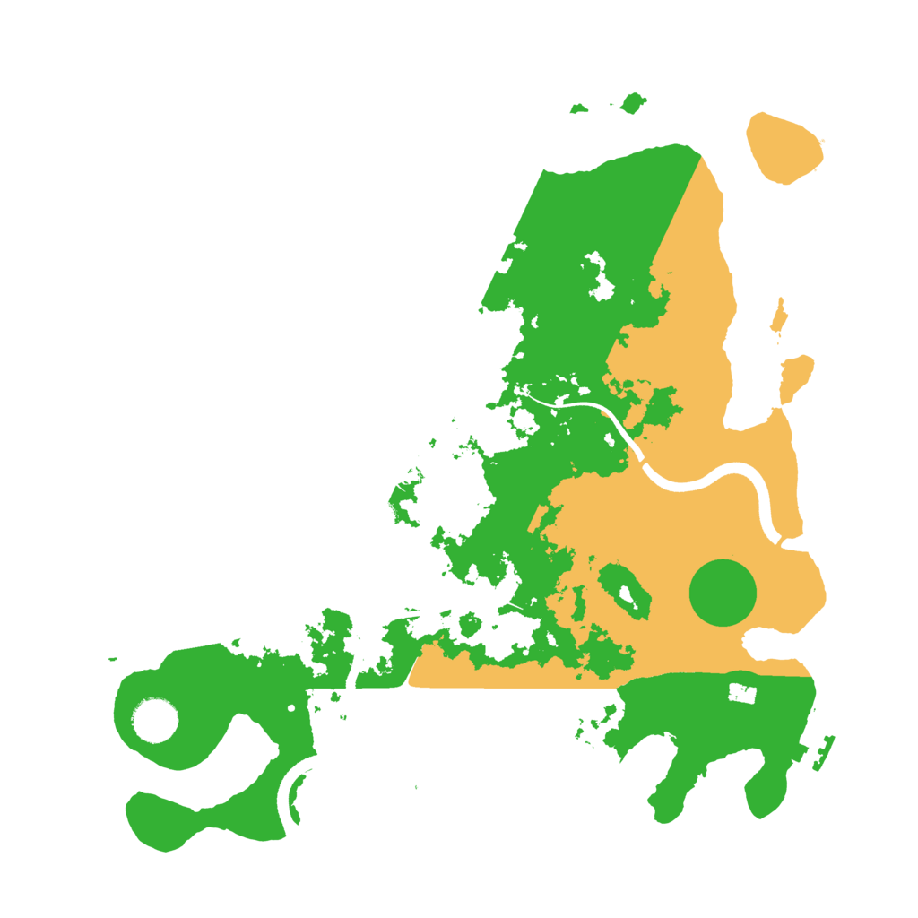 Biome Rust Map: Procedural Map, Size: 3600, Seed: 402202022