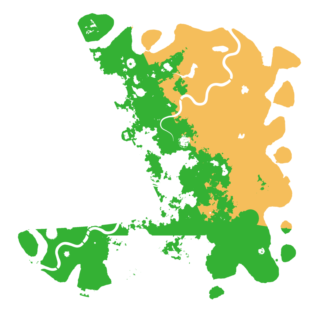 Biome Rust Map: Procedural Map, Size: 5000, Seed: 23423434