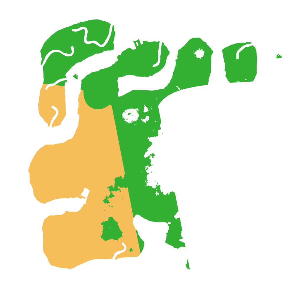 Biome Rust Map: Procedural Map, Size: 3000, Seed: 1968908318