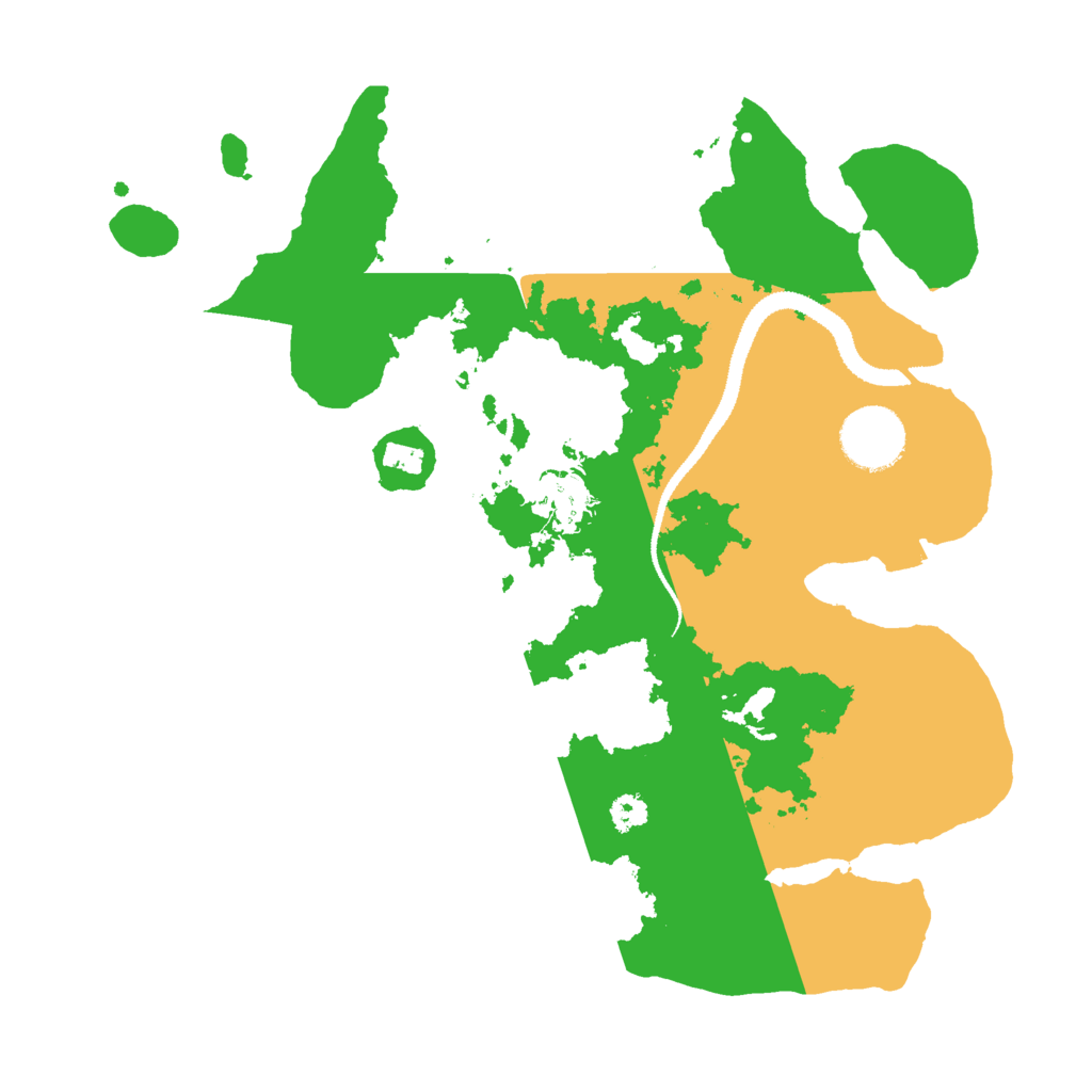 Biome Rust Map: Procedural Map, Size: 3000, Seed: 851
