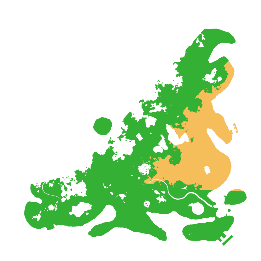 Biome Rust Map: Procedural Map, Size: 4000, Seed: 8734687