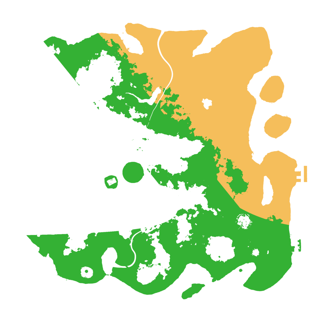 Biome Rust Map: Procedural Map, Size: 4000, Seed: 252022