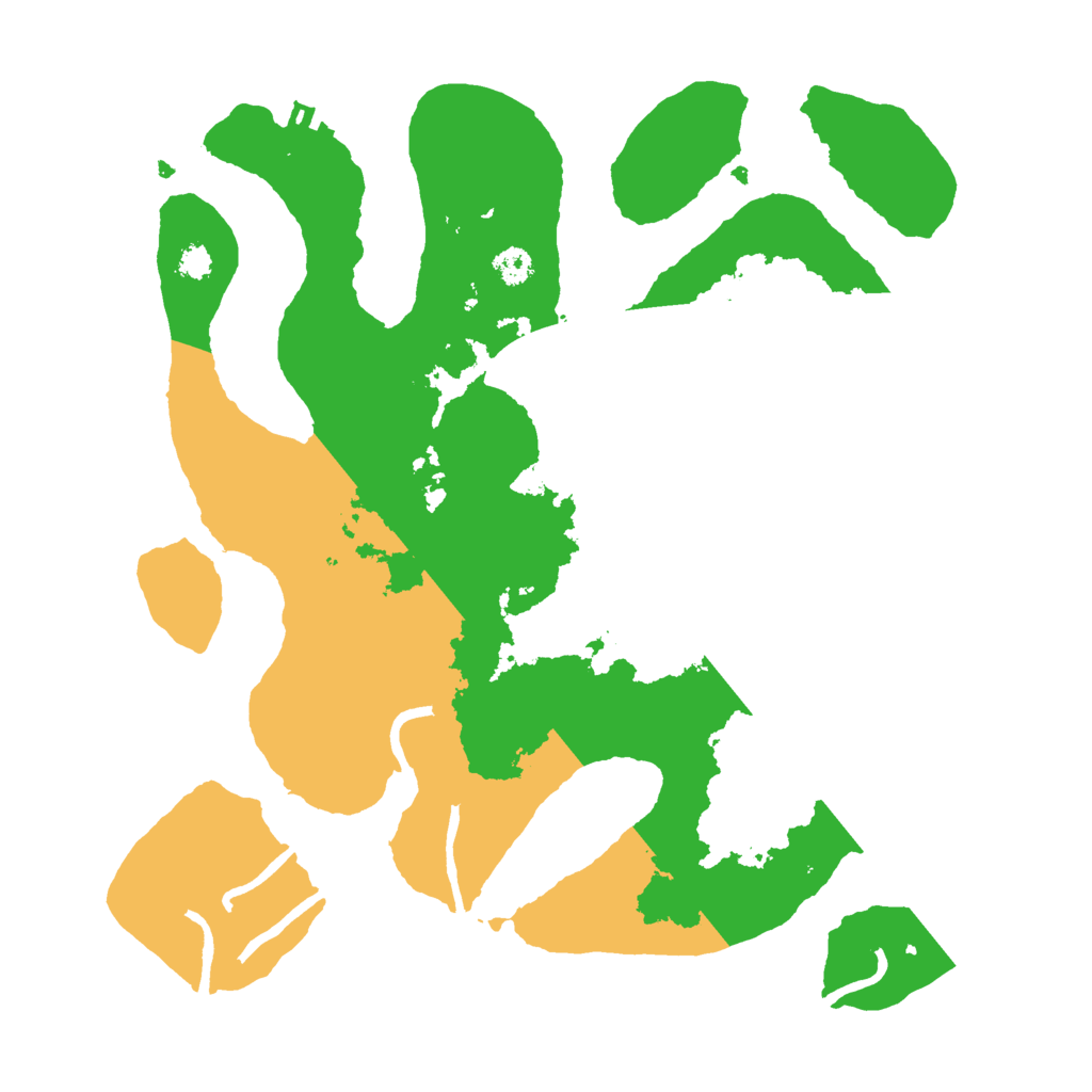 Biome Rust Map: Procedural Map, Size: 3000, Seed: 9418