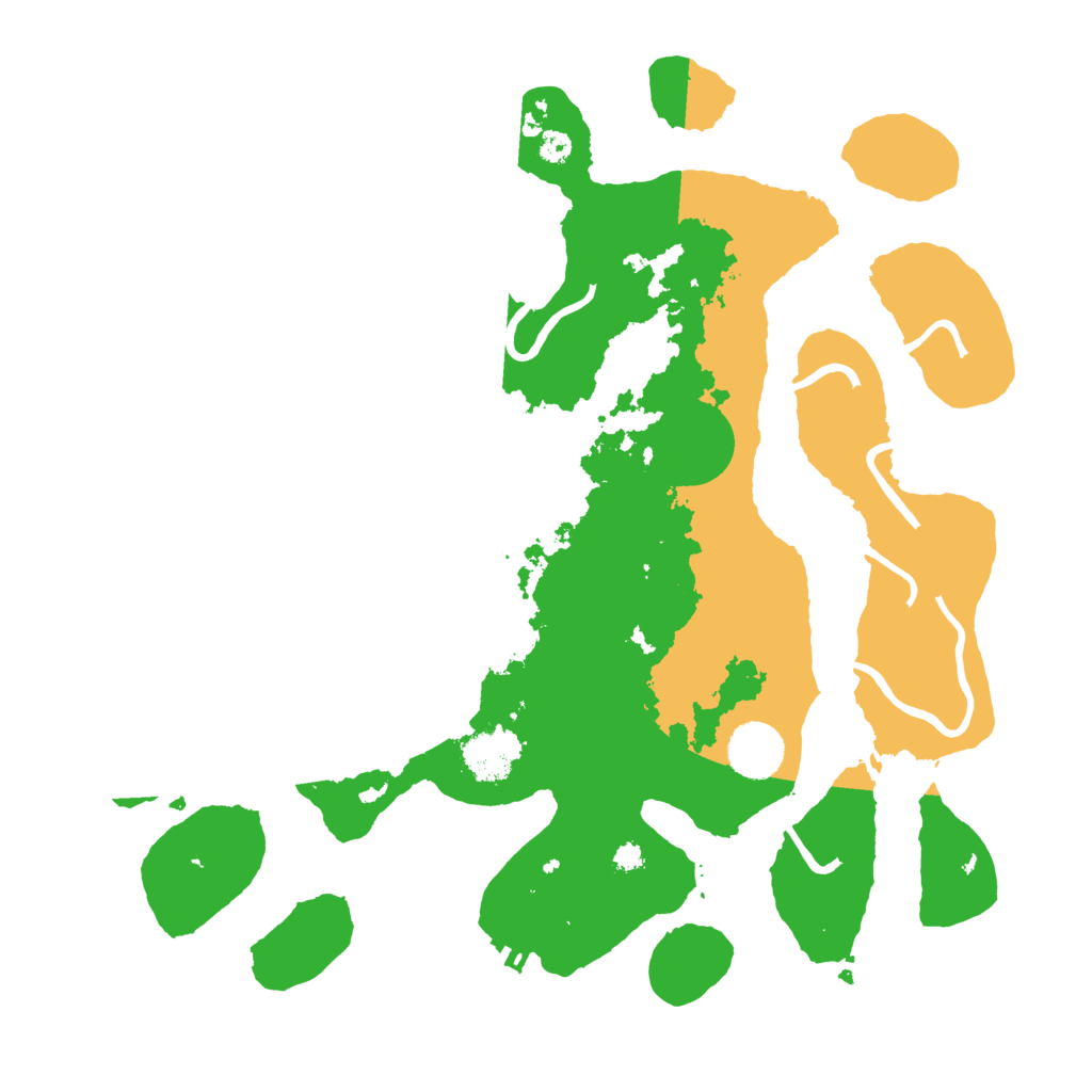 Biome Rust Map: Procedural Map, Size: 3500, Seed: 878772932