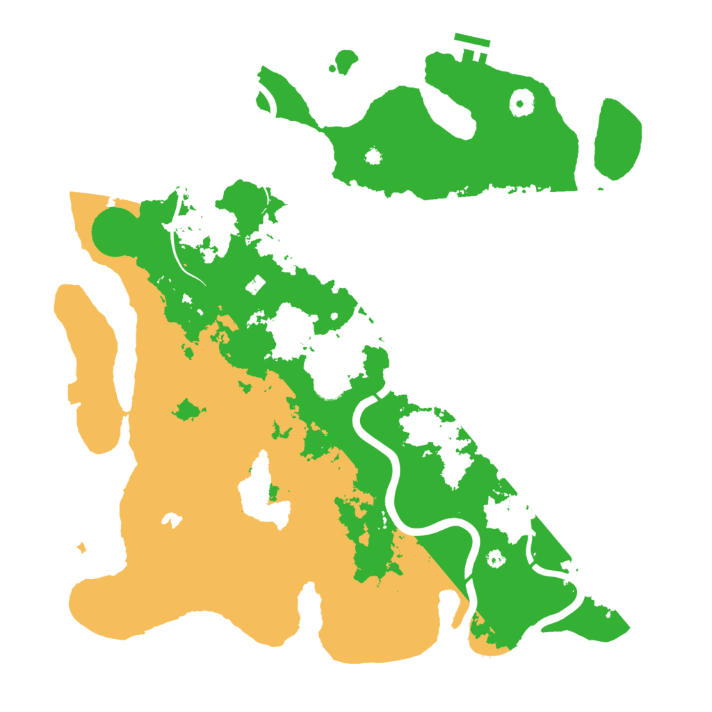 Biome Rust Map: Procedural Map, Size: 4000, Seed: 10943184