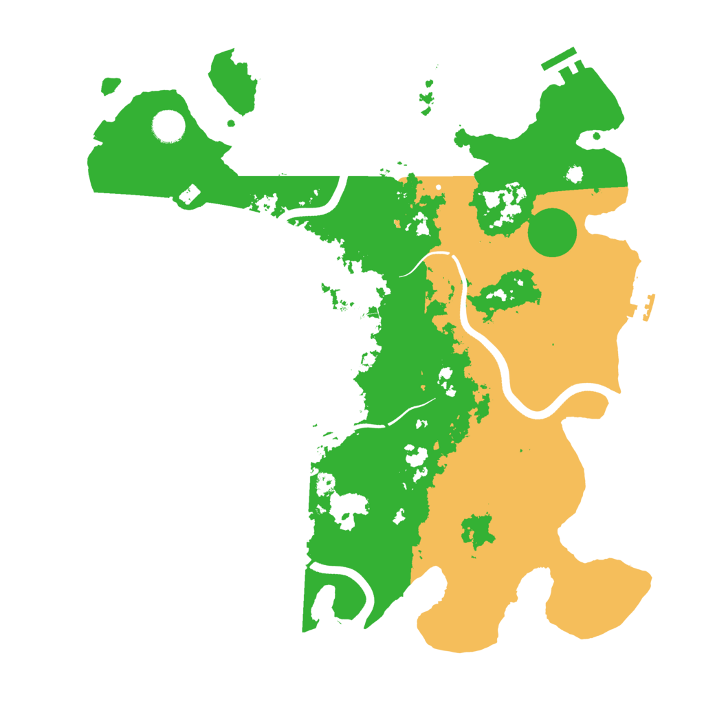 Biome Rust Map: Procedural Map, Size: 3800, Seed: 1969