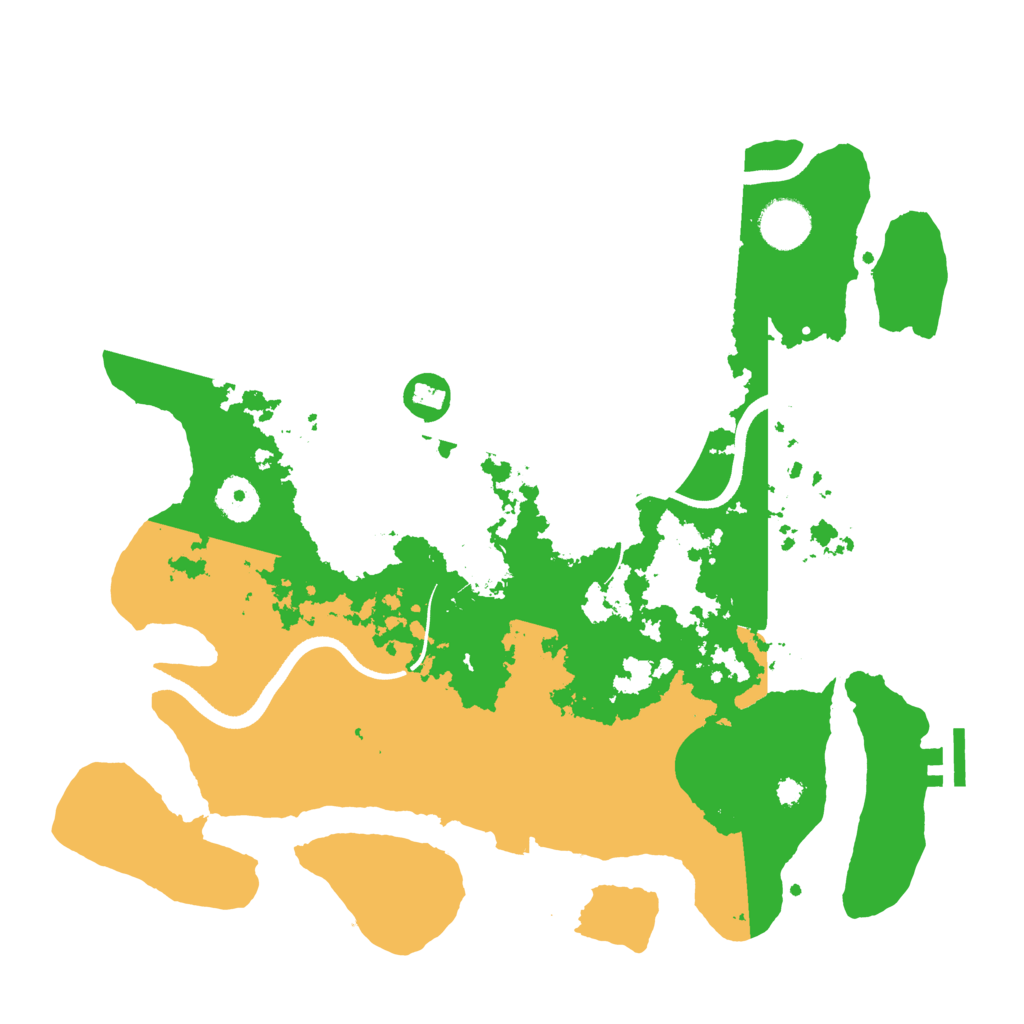 Biome Rust Map: Procedural Map, Size: 3550, Seed: 76235