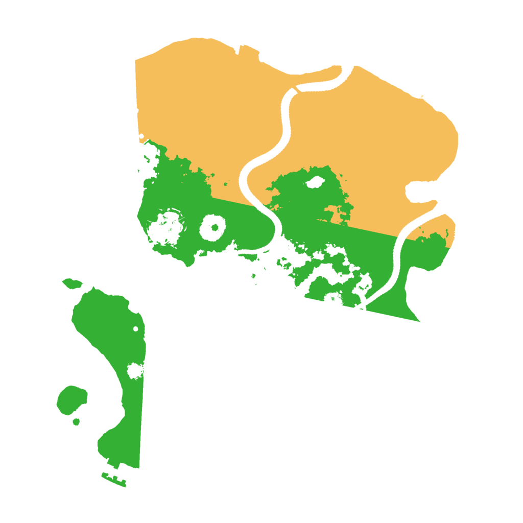 Biome Rust Map: Procedural Map, Size: 3000, Seed: 343826984