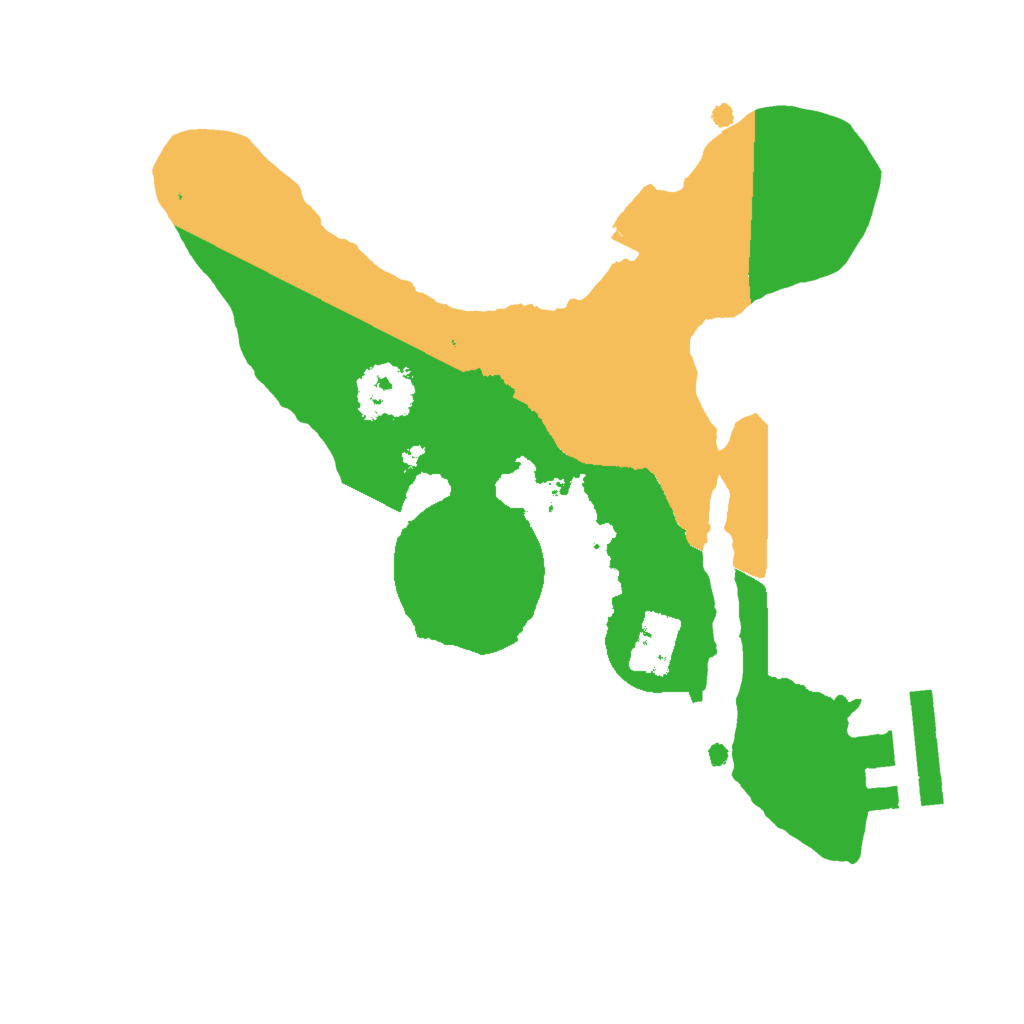 Biome Rust Map: Procedural Map, Size: 1800, Seed: 3