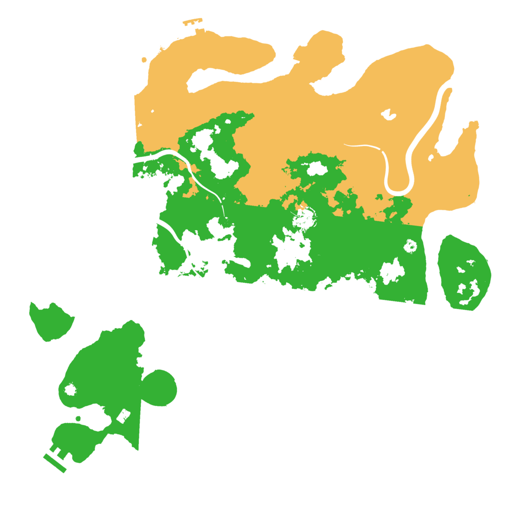 Biome Rust Map: Procedural Map, Size: 4000, Seed: 2022021368