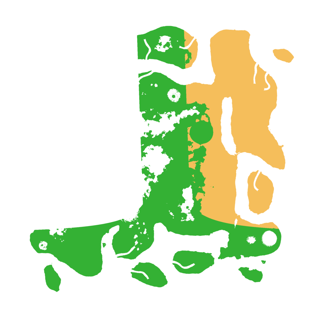 Biome Rust Map: Procedural Map, Size: 3700, Seed: 1801995656