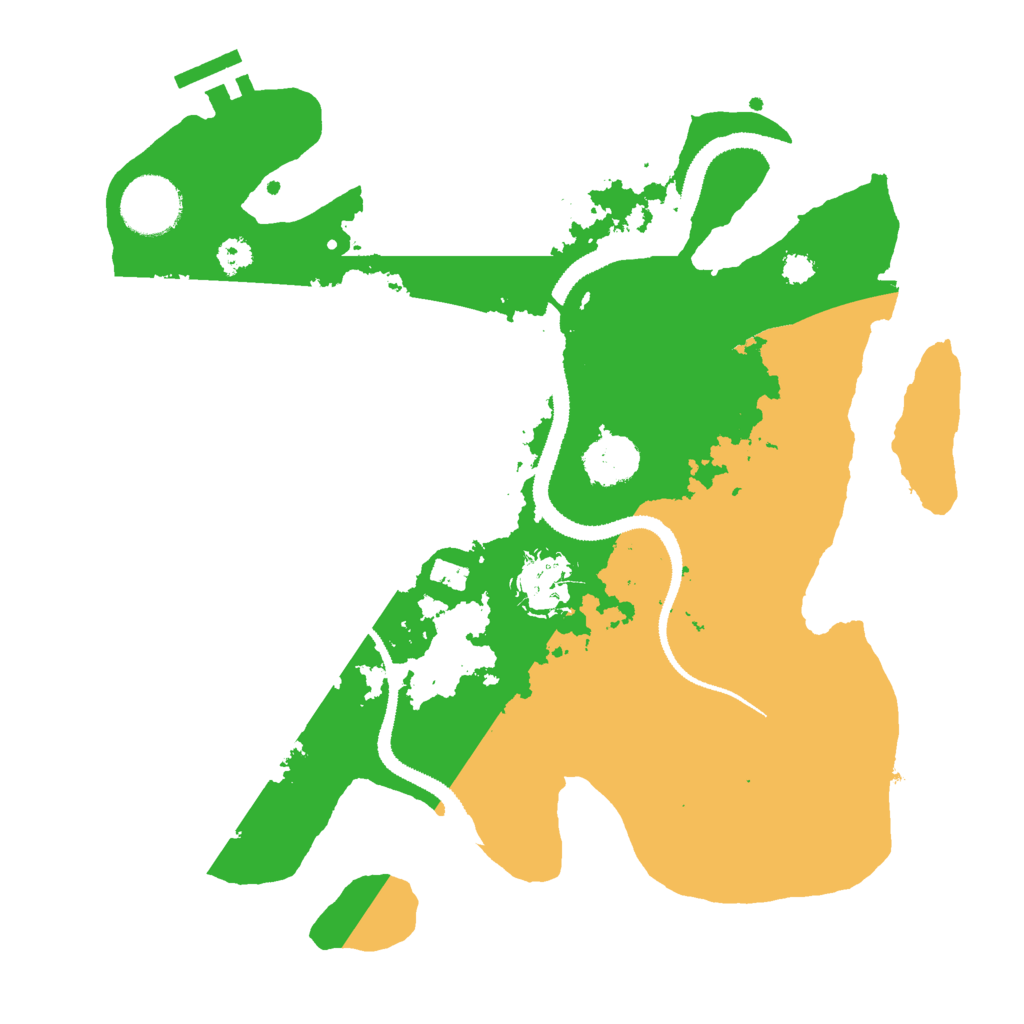 Biome Rust Map: Procedural Map, Size: 3000, Seed: 1193867189