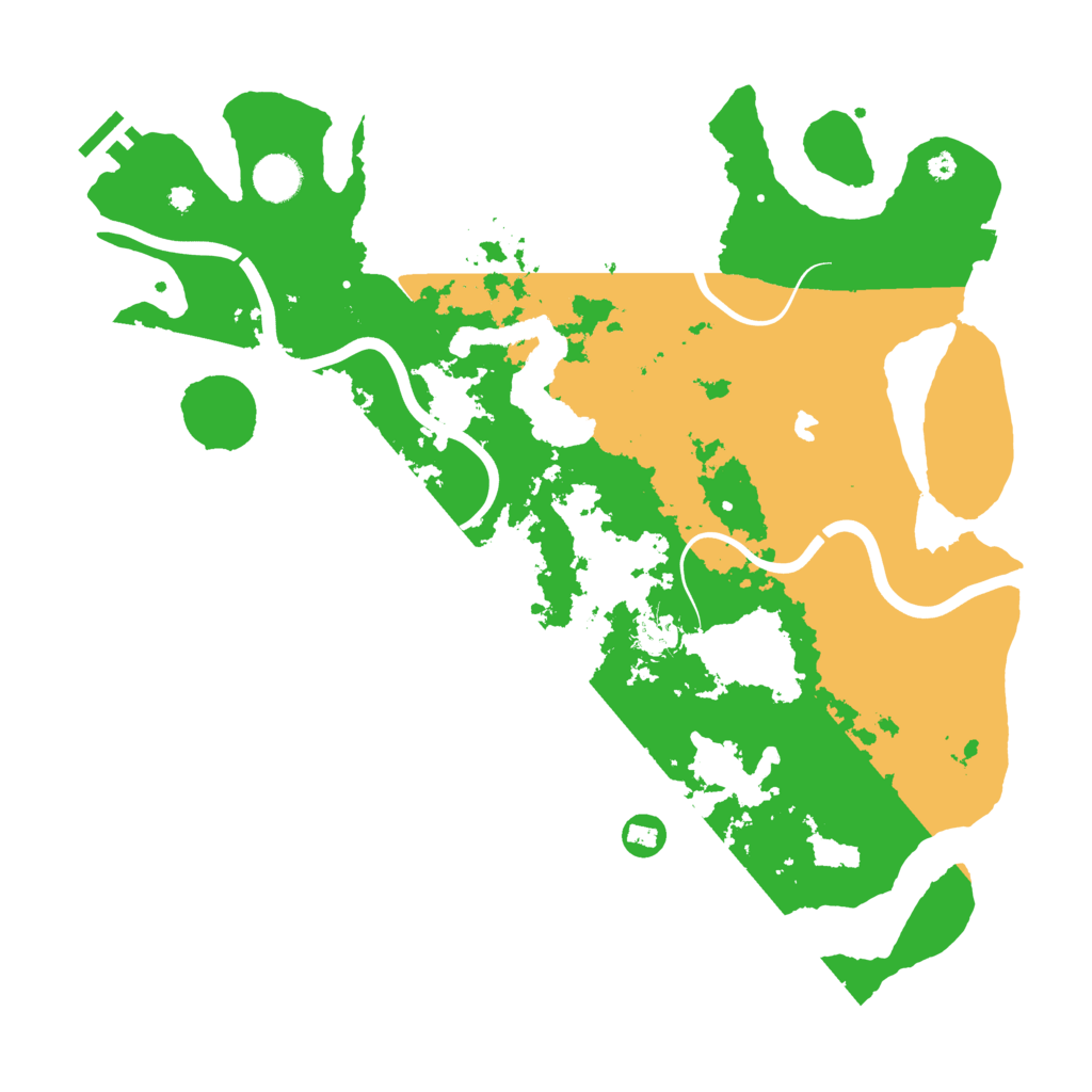 Biome Rust Map: Procedural Map, Size: 4000, Seed: 192837645