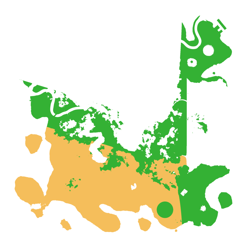 Biome Rust Map: Procedural Map, Size: 4000, Seed: 55446