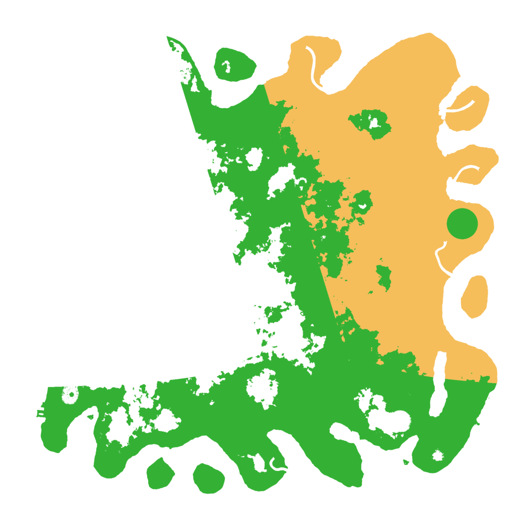 Biome Rust Map: Procedural Map, Size: 4500, Seed: 38766686