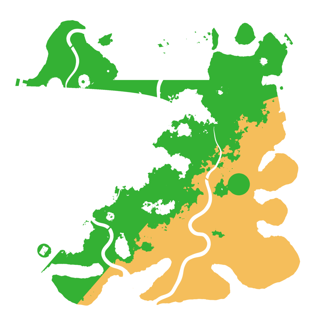 Biome Rust Map: Procedural Map, Size: 3850, Seed: 1093715381