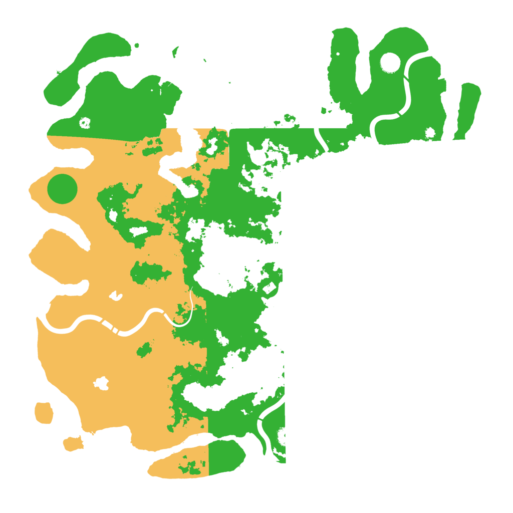 Biome Rust Map: Procedural Map, Size: 4500, Seed: 92562713