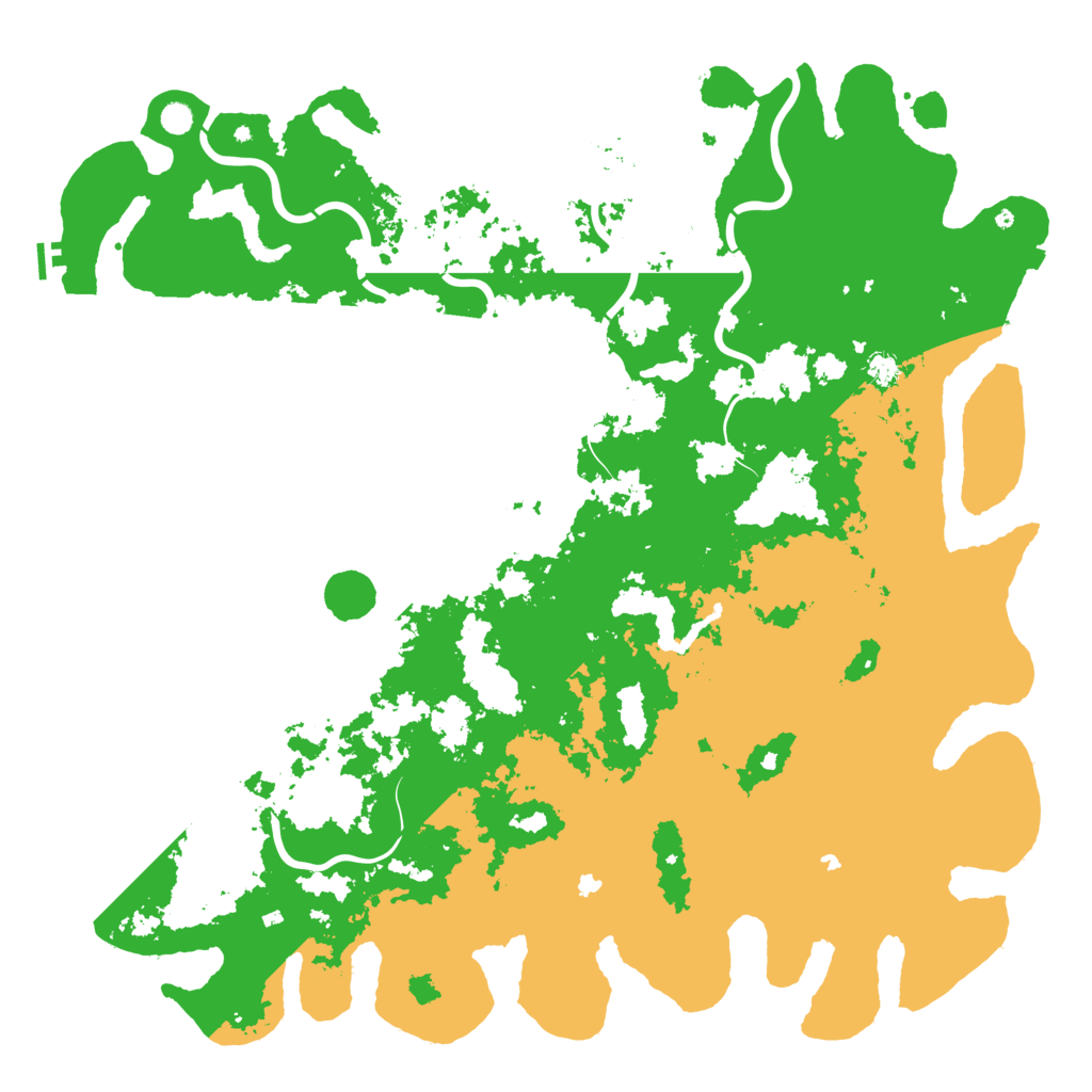 Biome Rust Map: Procedural Map, Size: 6000, Seed: 1354