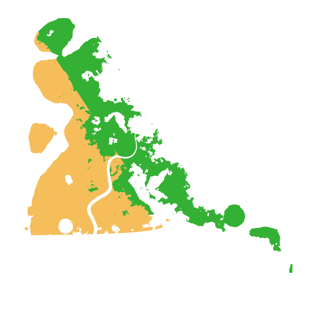 Biome Rust Map: Procedural Map, Size: 4000, Seed: 6527