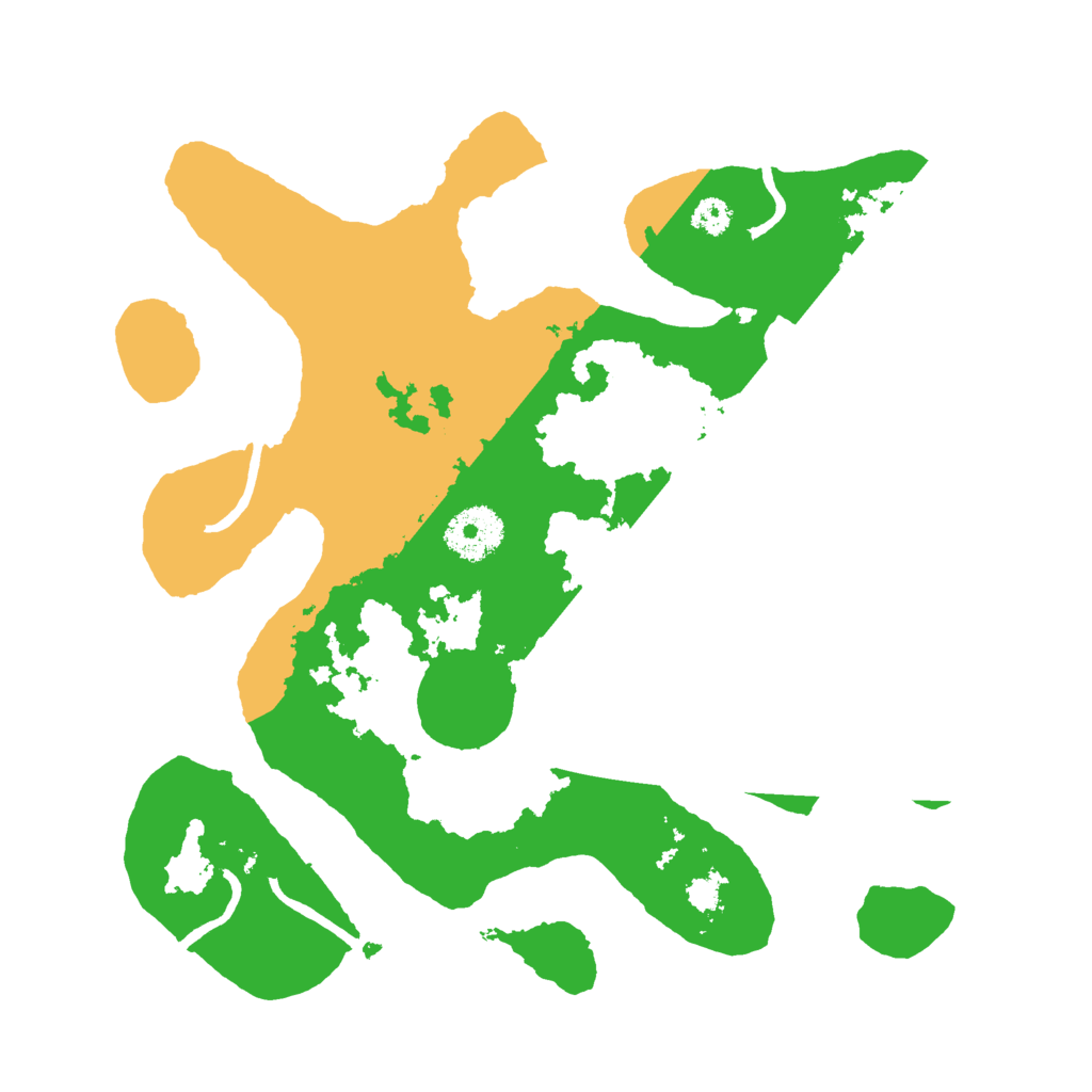 Biome Rust Map: Procedural Map, Size: 3000, Seed: 45000