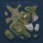 Thumbnail Rust Map: Procedural Map, Size: 3000, Seed: 45000, 9 Monuments