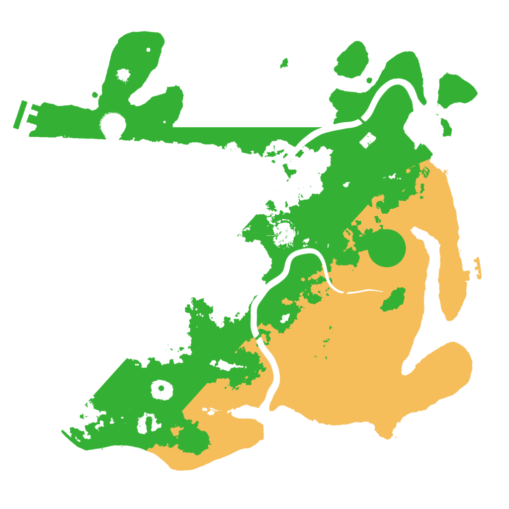 Biome Rust Map: Procedural Map, Size: 3550, Seed: 414371