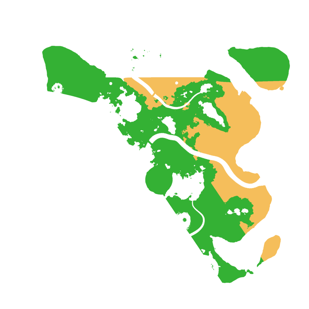 Biome Rust Map: Procedural Map, Size: 3000, Seed: 162597