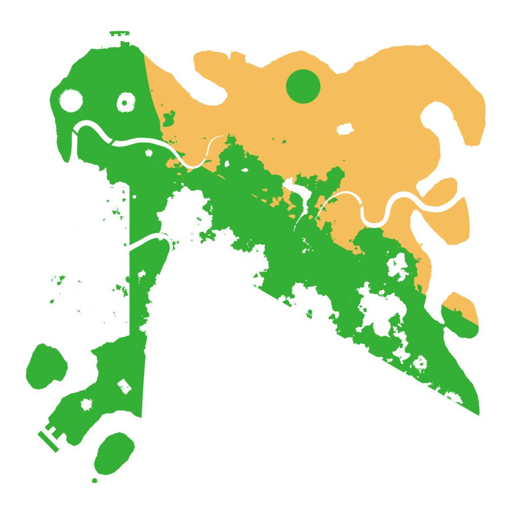 Biome Rust Map: Procedural Map, Size: 4000, Seed: 160375528