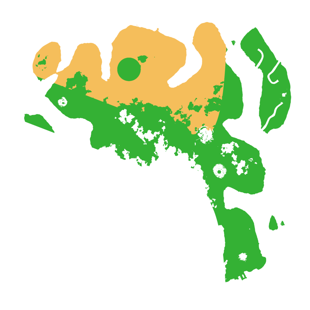 Biome Rust Map: Procedural Map, Size: 3500, Seed: 88603976